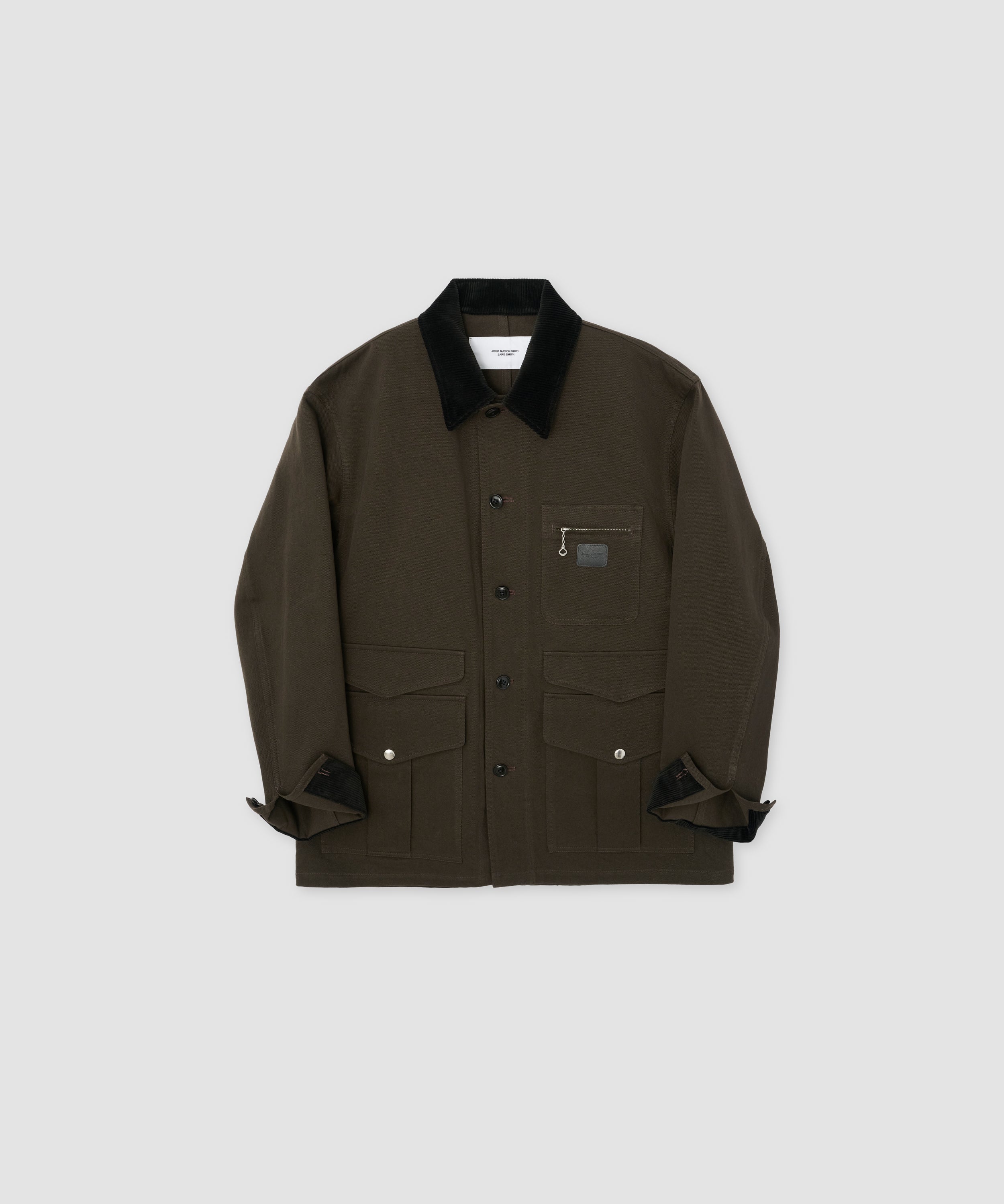 COTTON GABARDINE HUNTING JACKET
