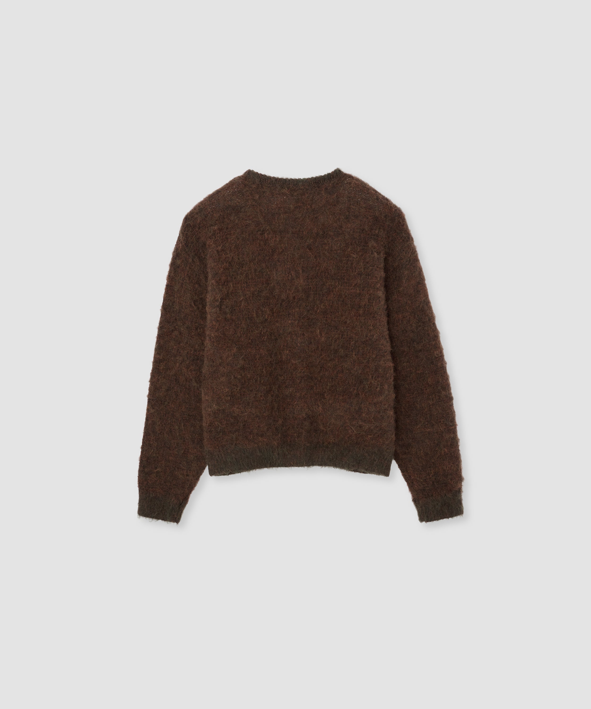 5G BRUSHED JACQUARD CARDIGAN