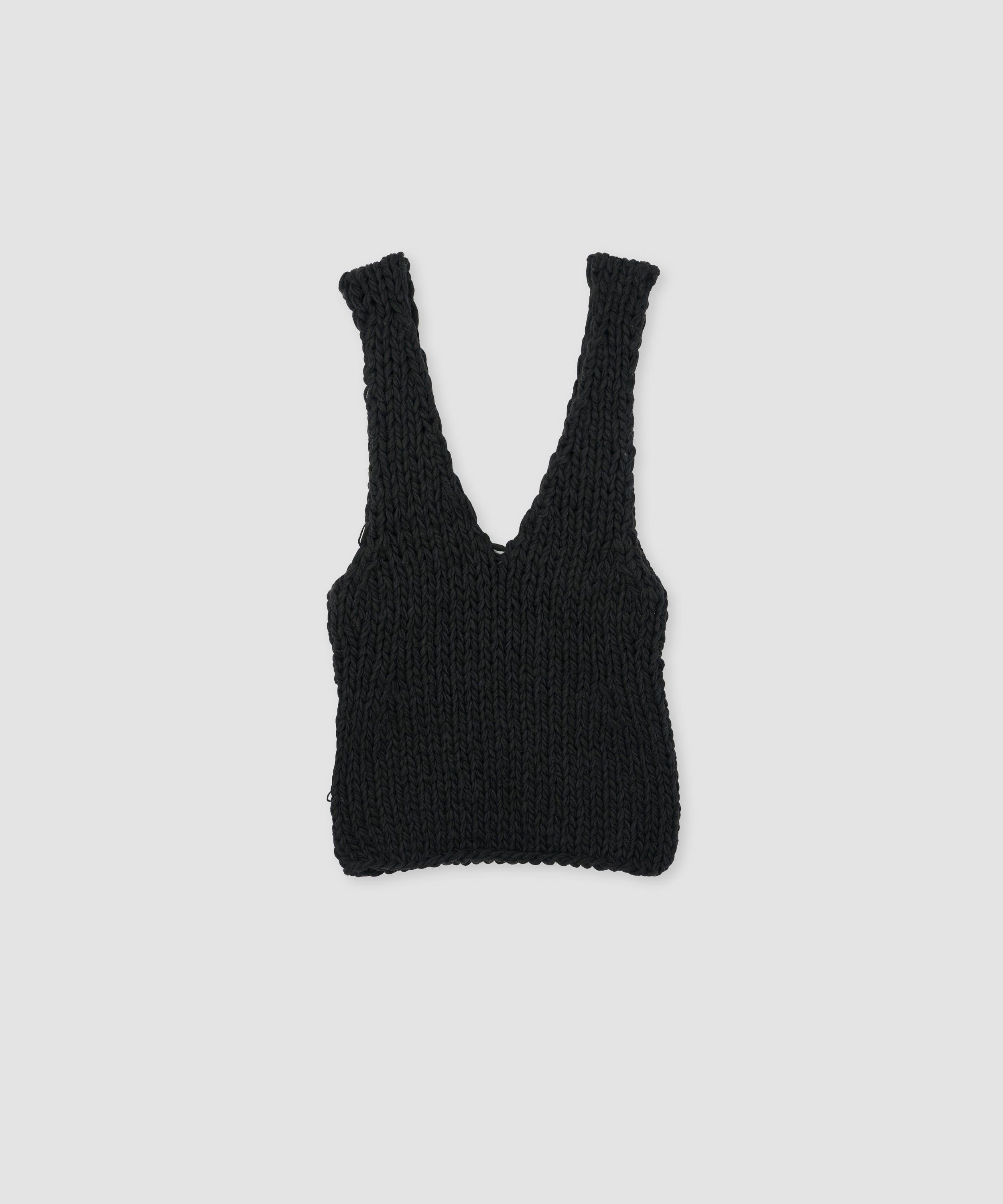 WOOL KNIT TANK TUNIC