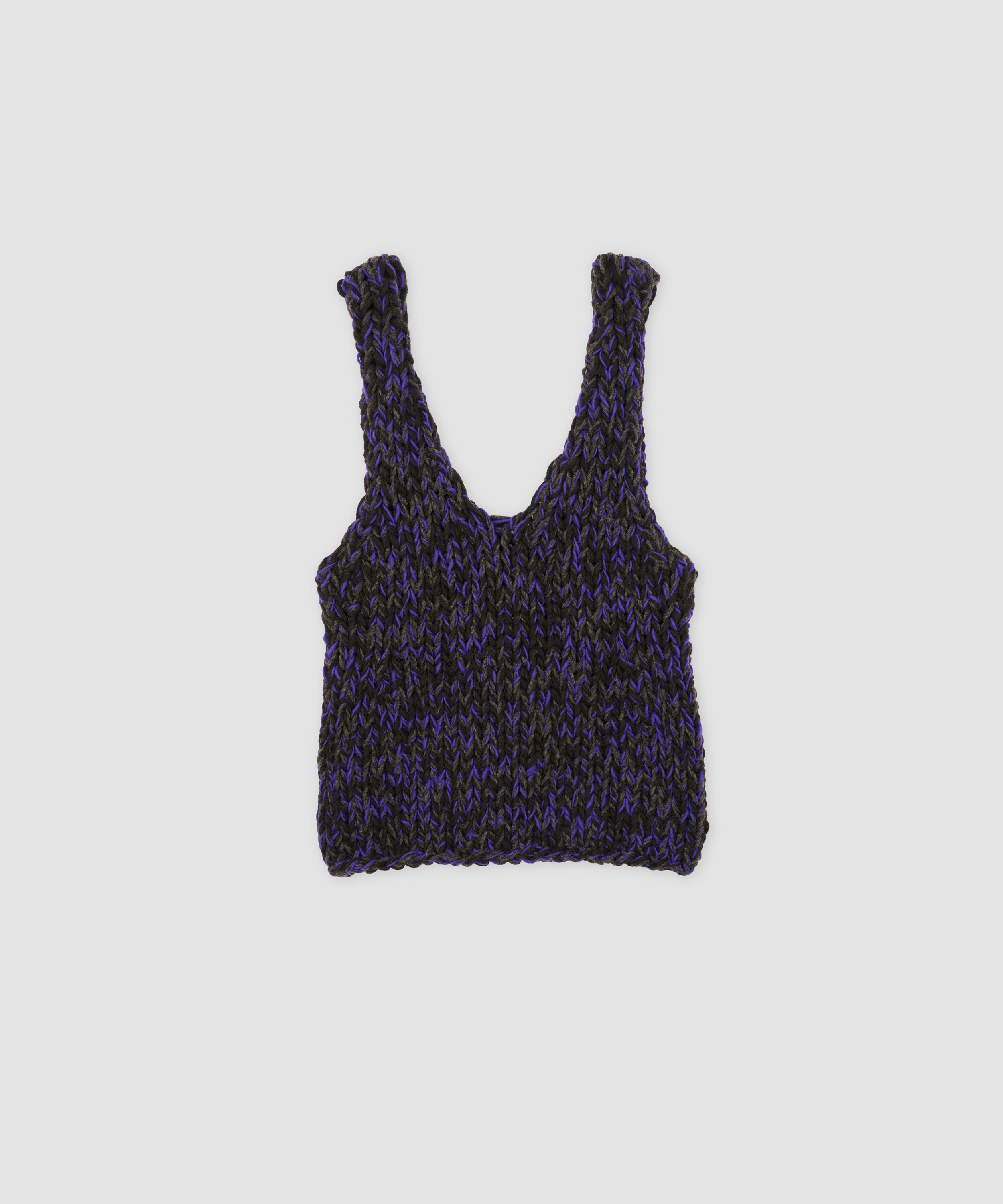 WOOL KNIT TANK TUNIC