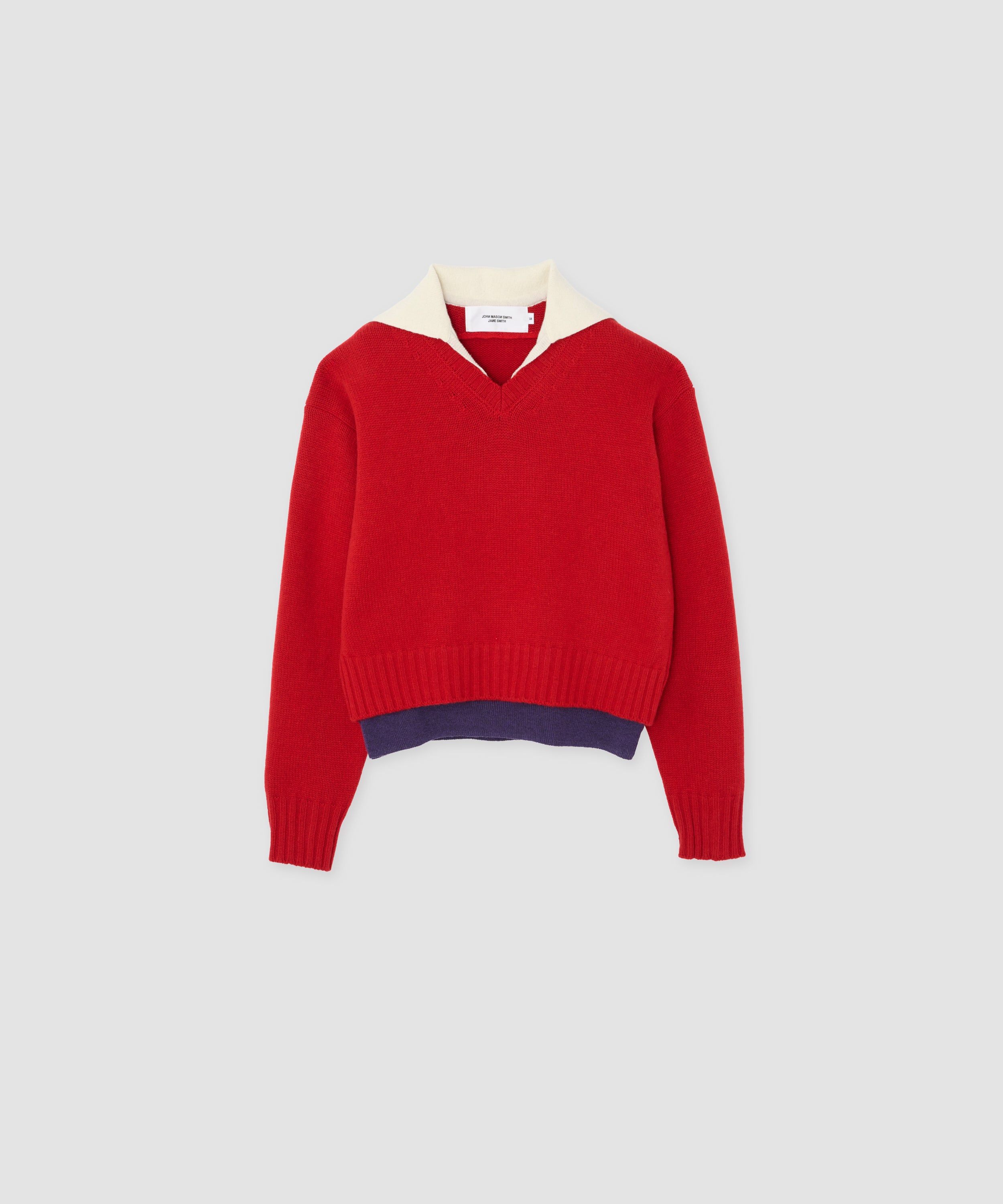 5G LAYERED V NECK SWEATER