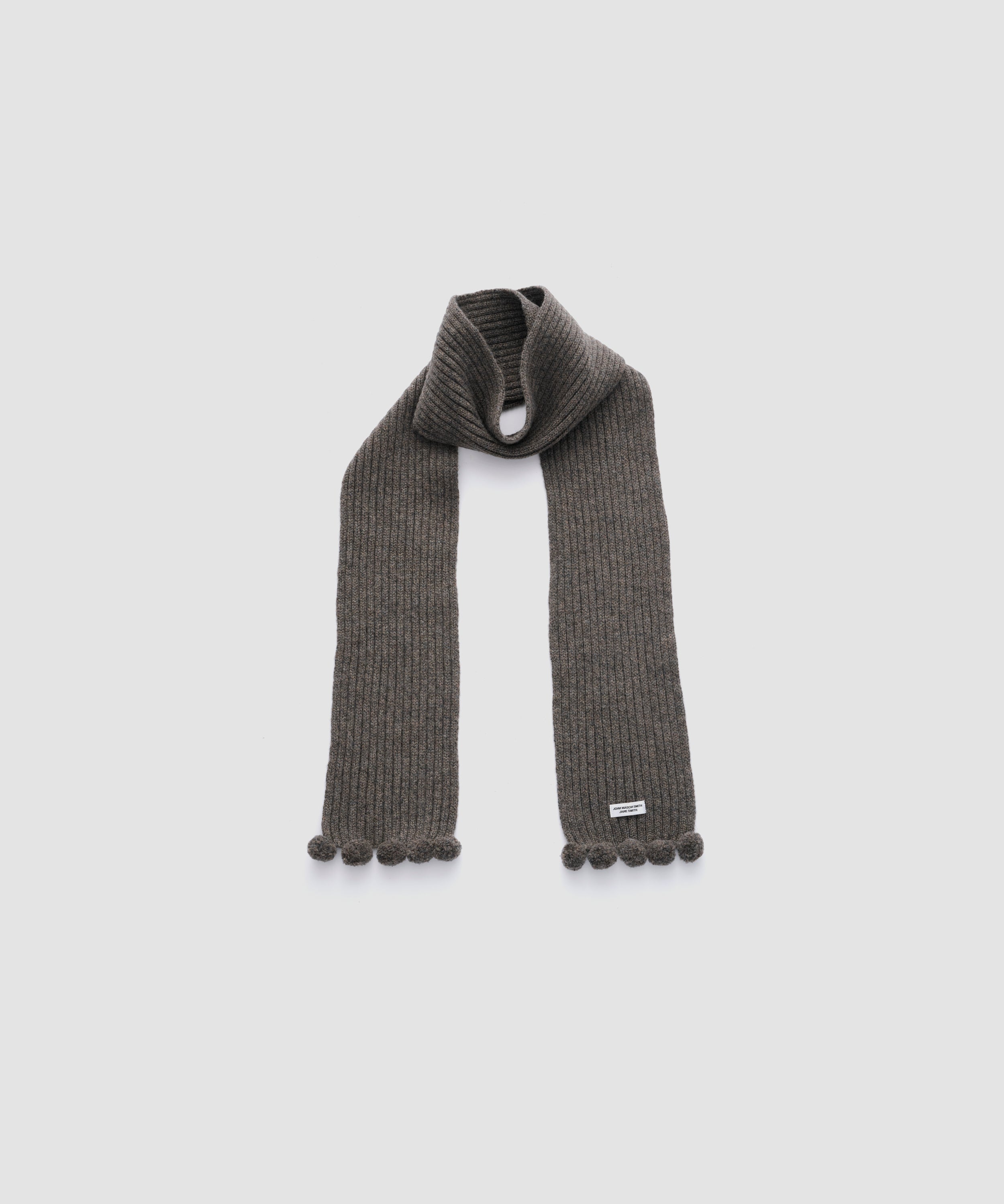 7G RIB POMPOM MUFFLER