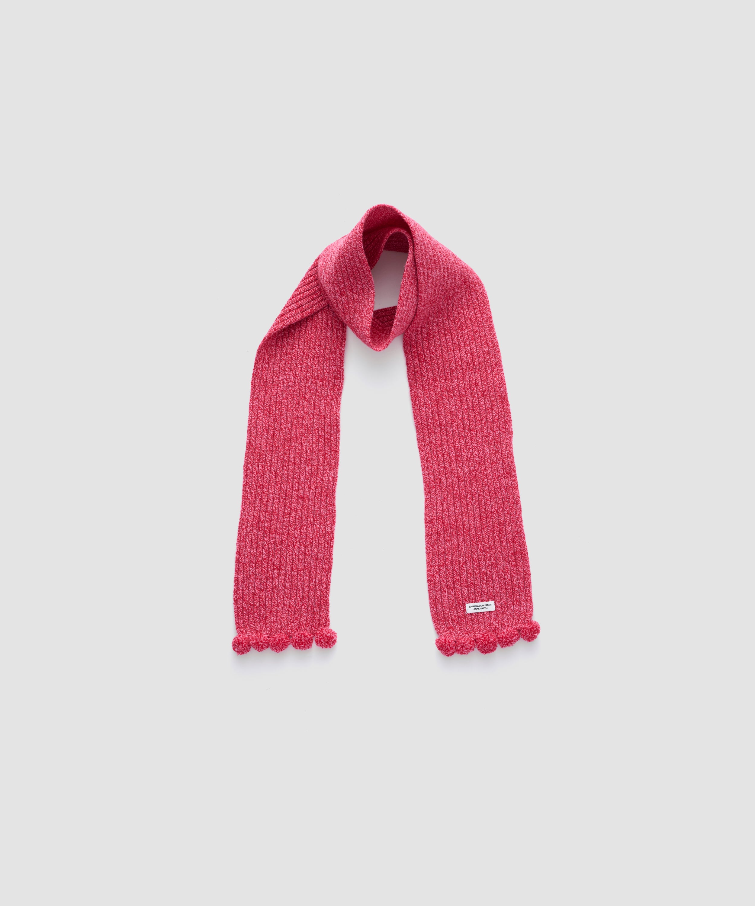 7G RIB POMPOM MUFFLER
