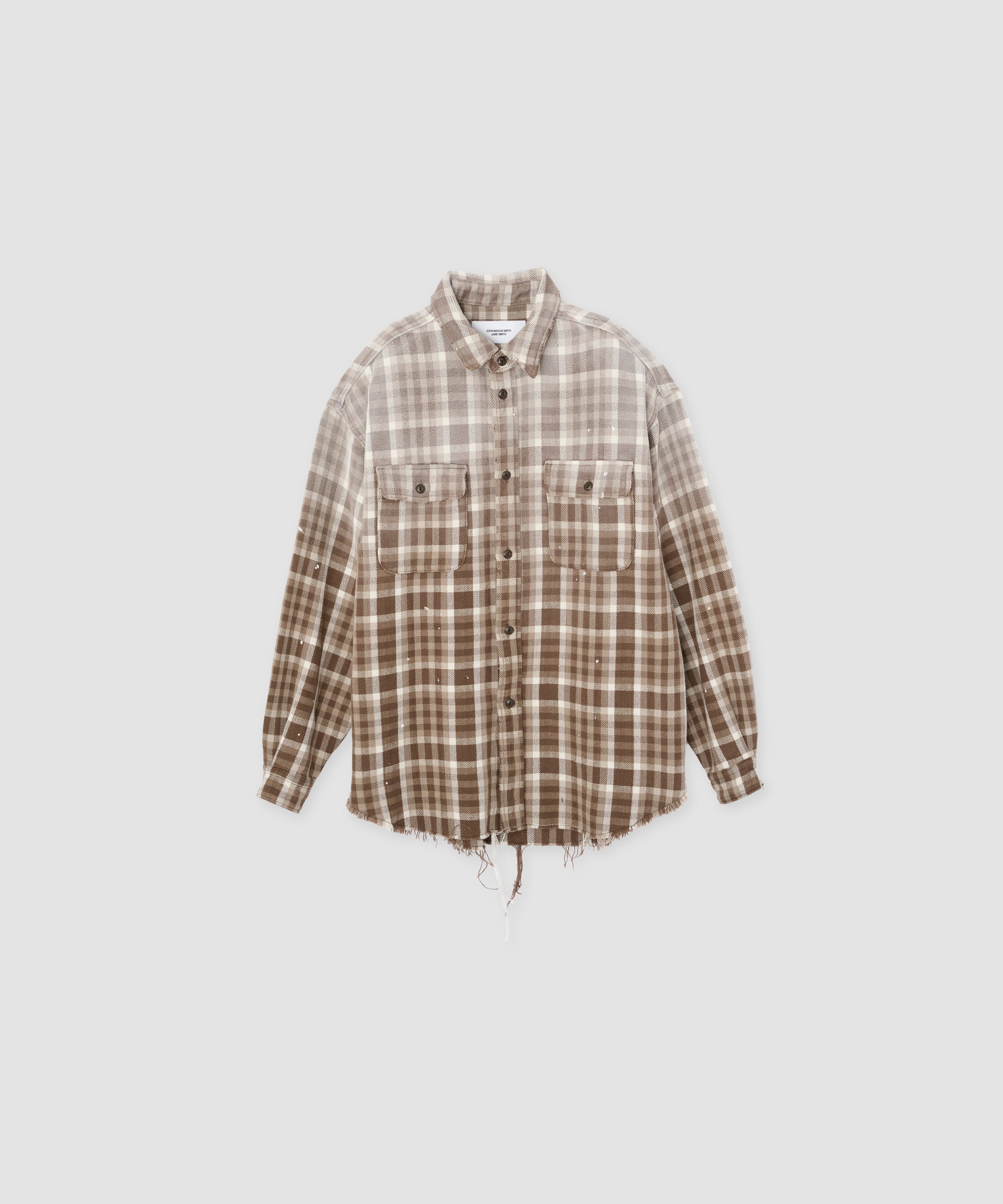 COTTON FLANNEL OVERSIZED SHIRT
