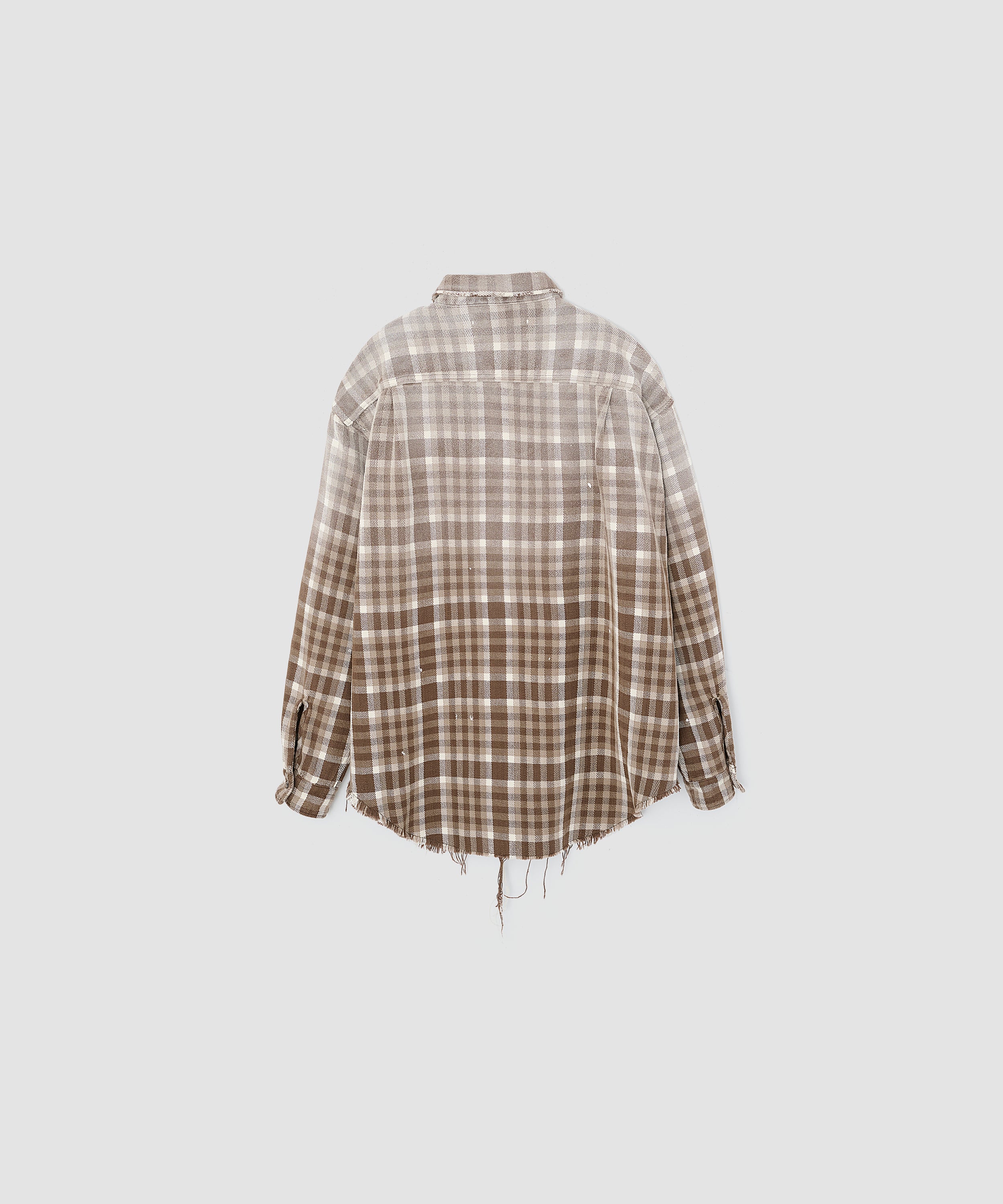 COTTON FLANNEL OVERSIZED SHIRT