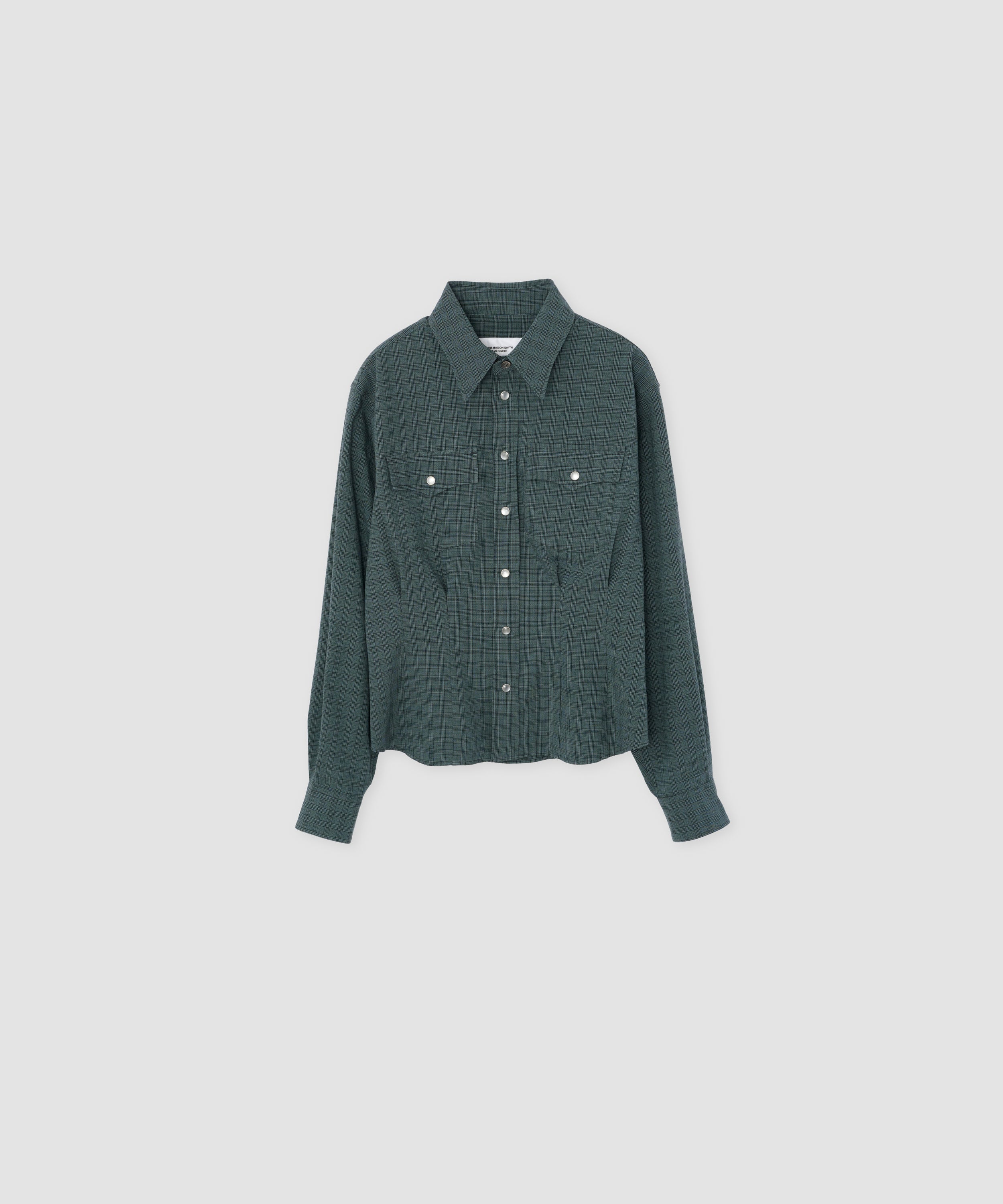 COTTON PLAID WESTERN SHIRT