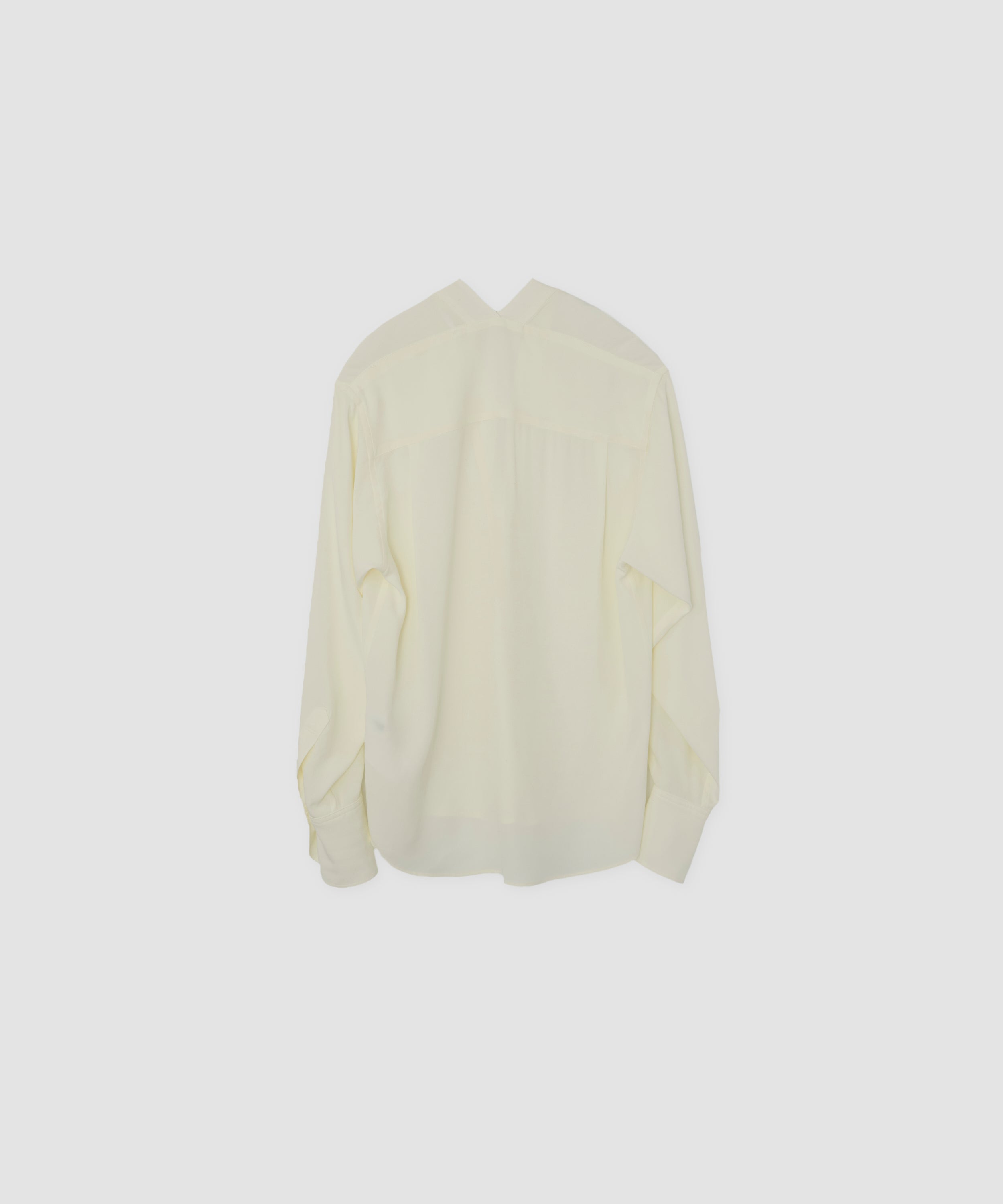 RAYON DE CHINE BAND COLLAR SHIRT