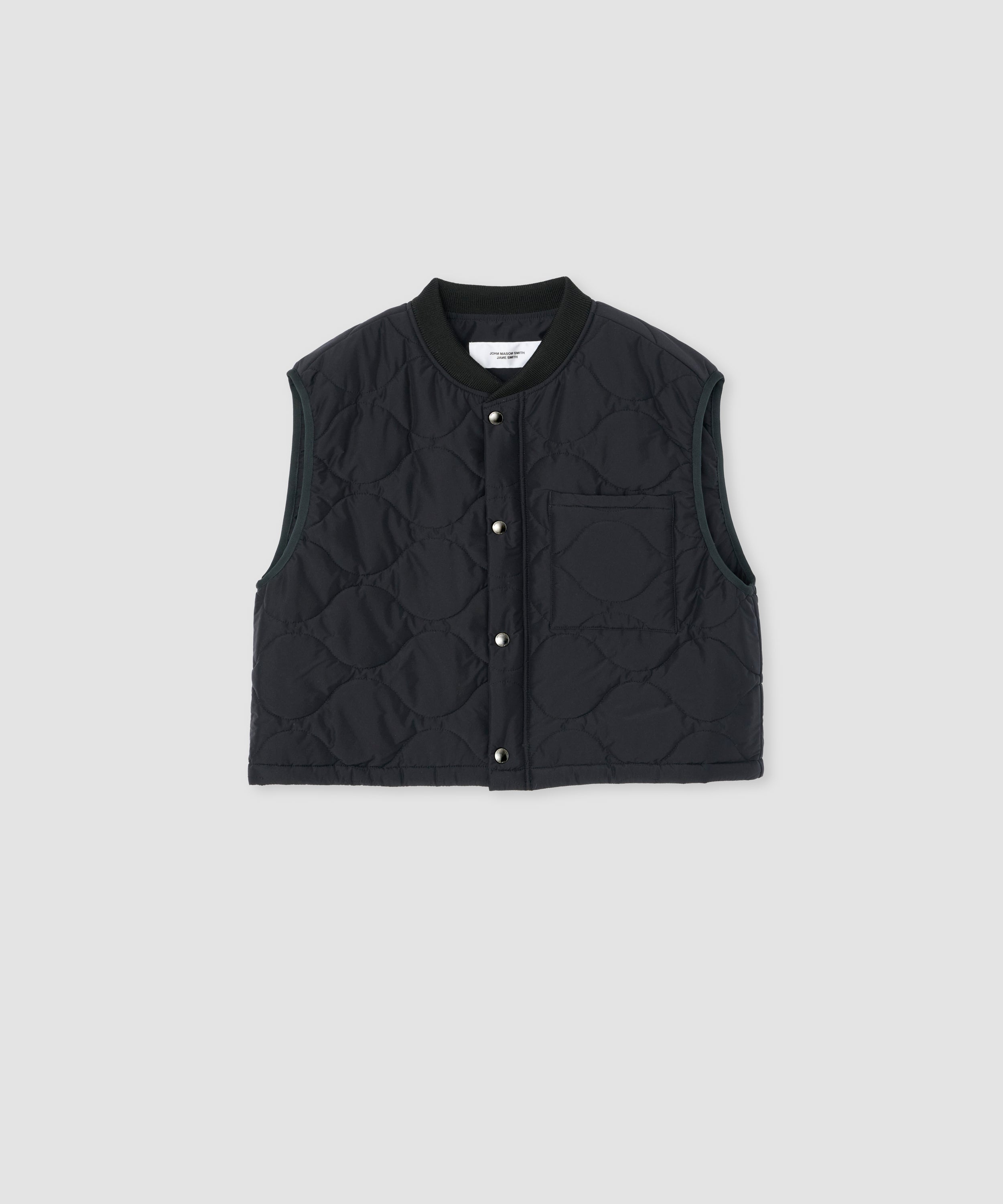 40d NYLON TAFFETA QUILTED SHORT VEST