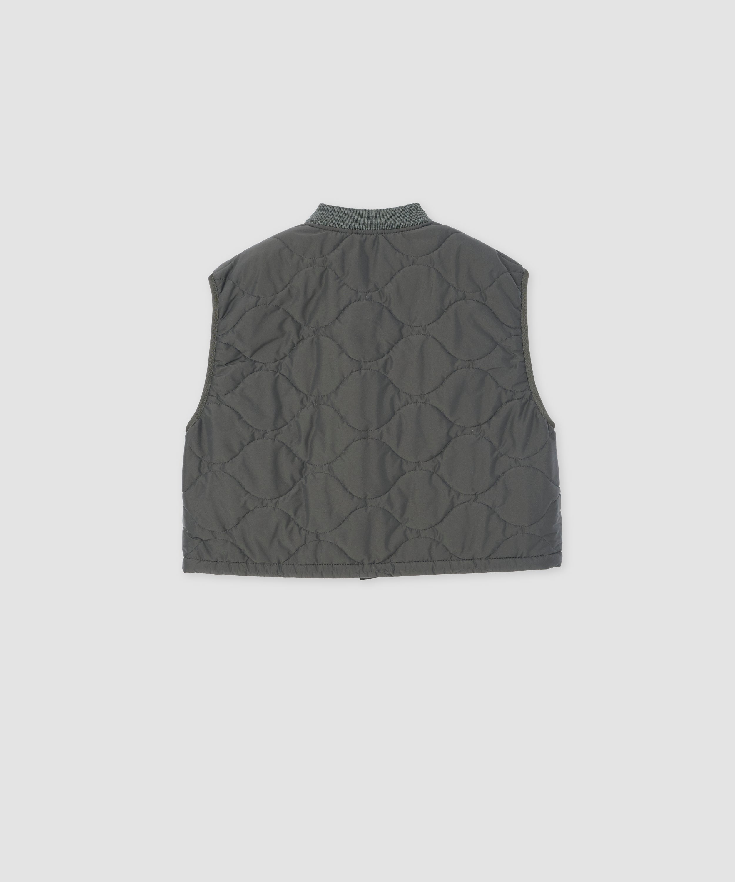 40d NYLON TAFFETA QUILTED SHORT VEST
