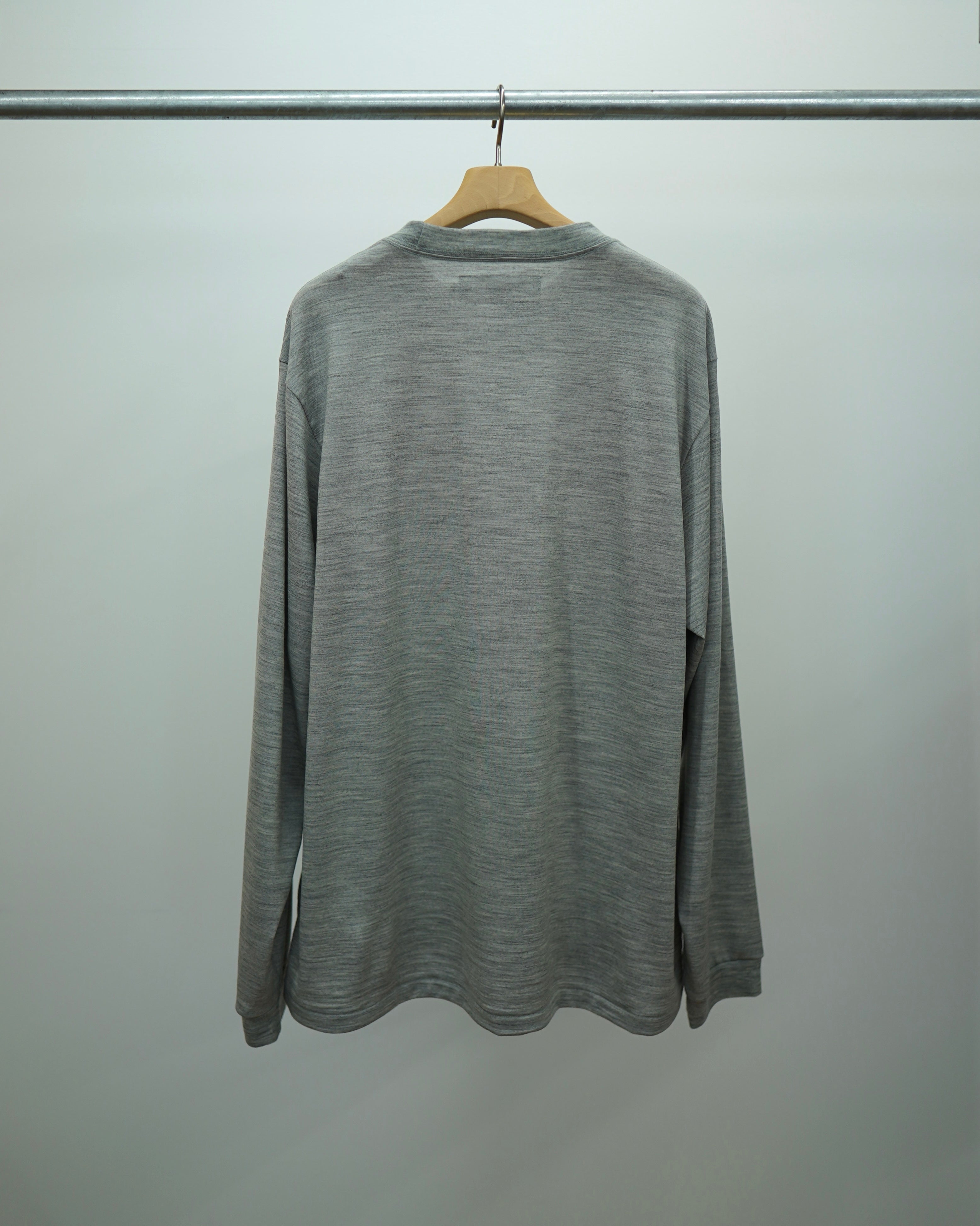 WASHABLE WOOL L/S T-SHIRT