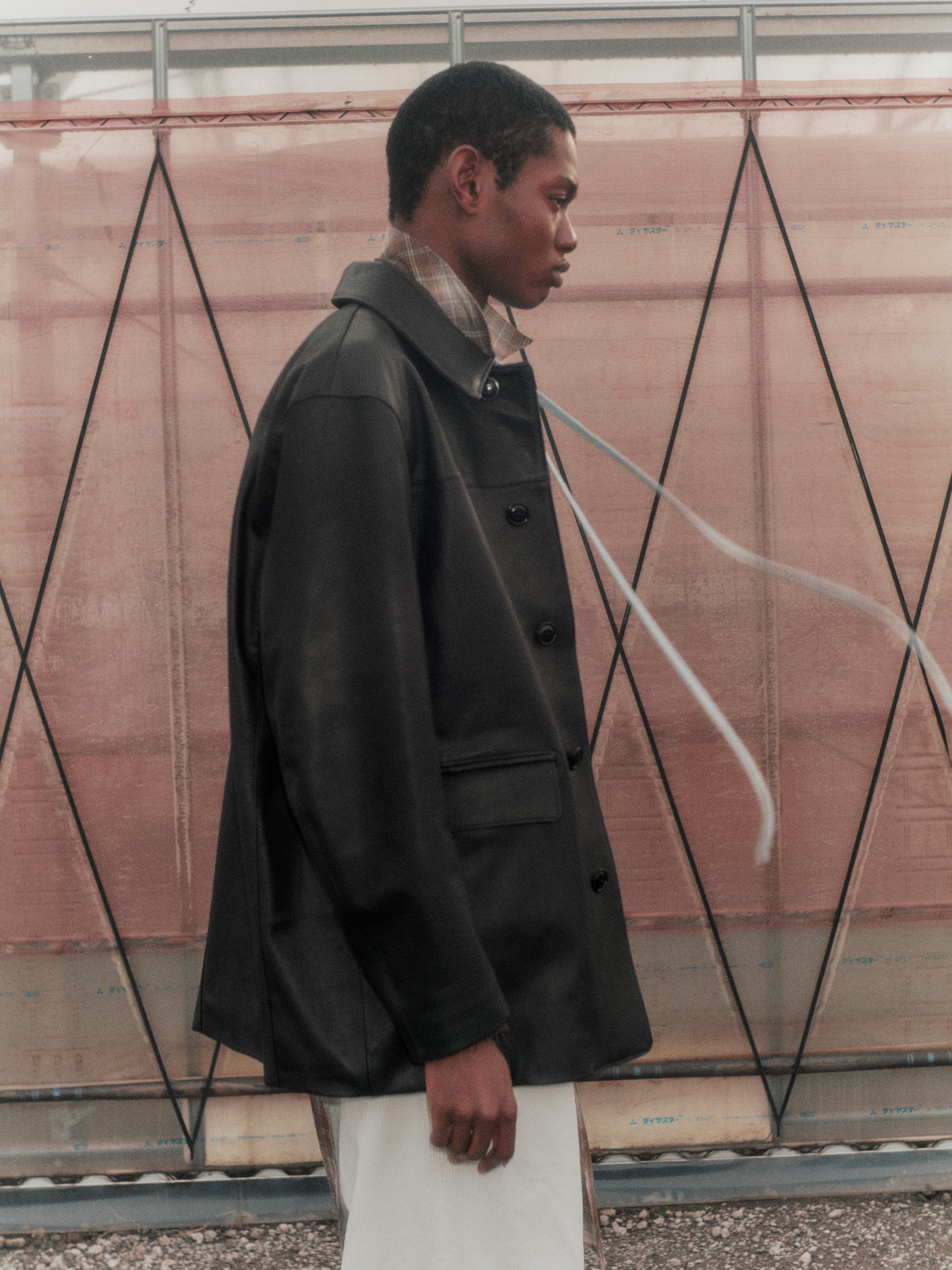「受注販売 9/25~9/30」COW LEATHER CAR COAT