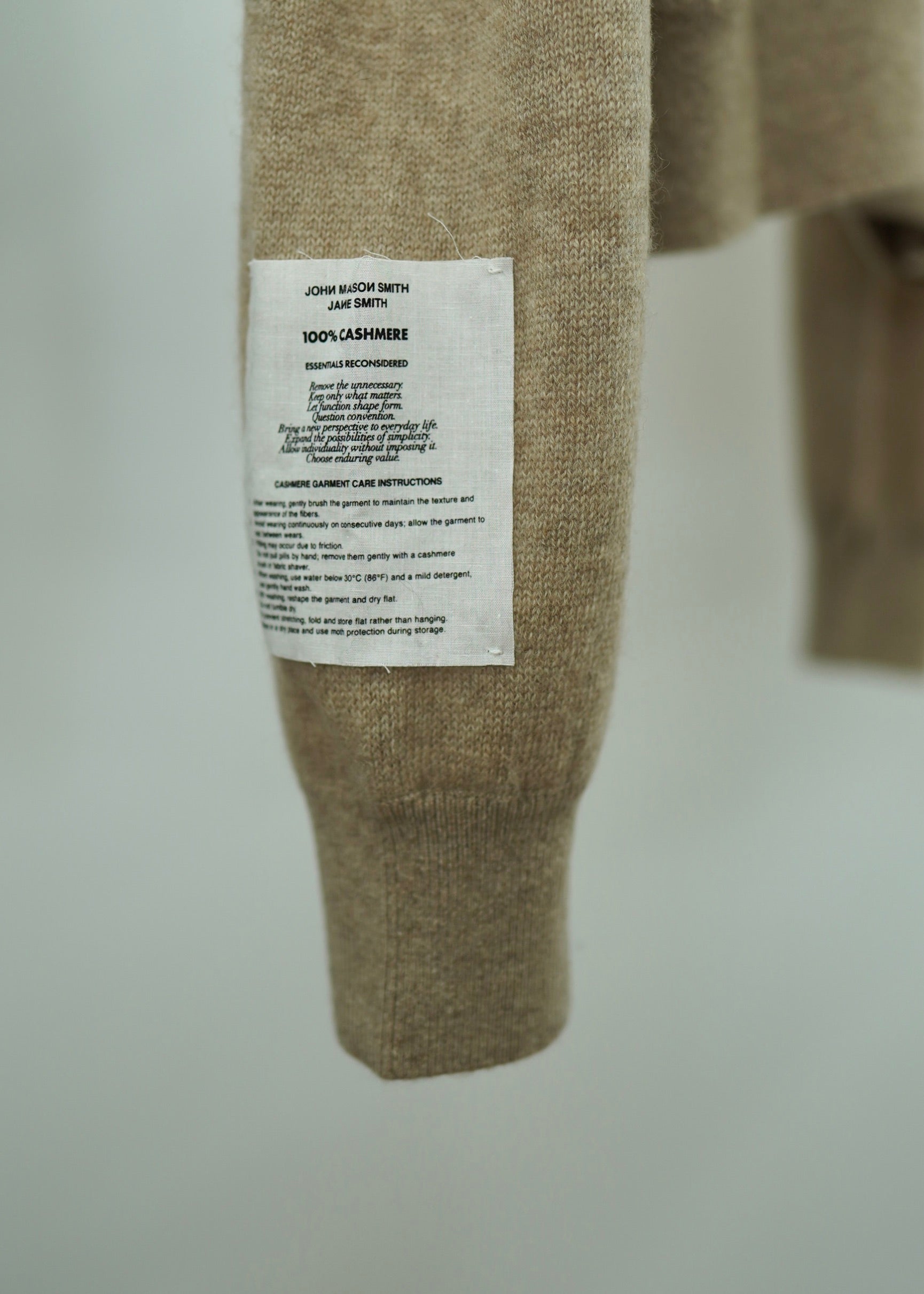 CASHMERE CREW KNIT