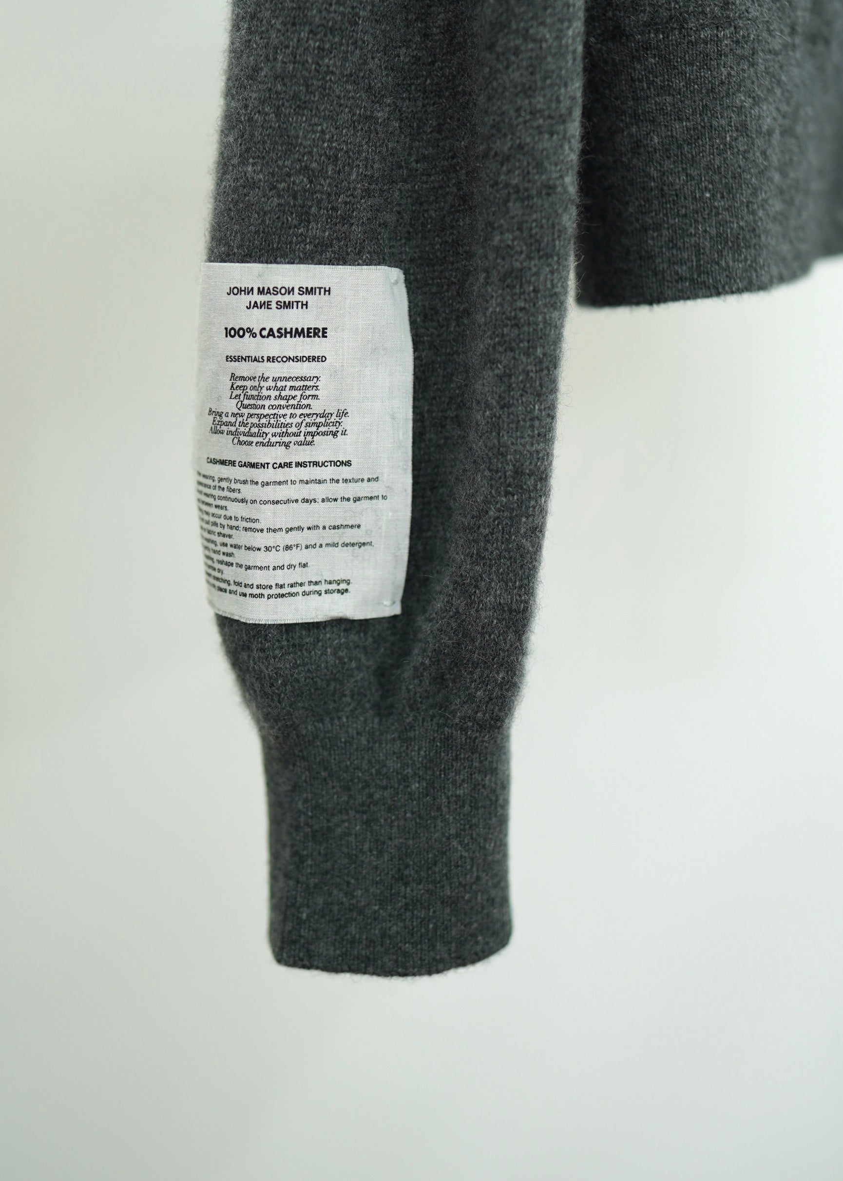 CASHMERE CREW KNIT