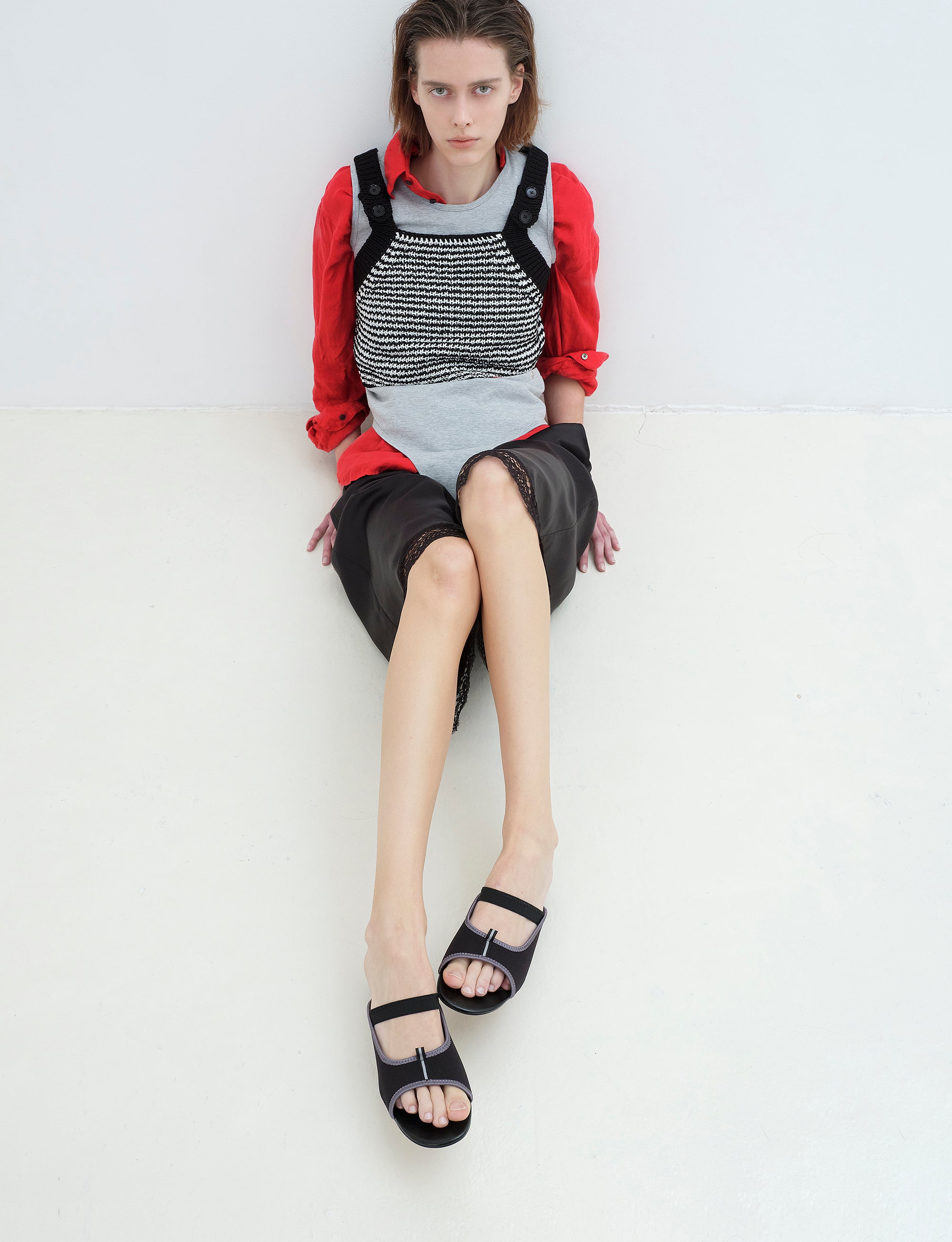 COTTON BUTTON TANK TOP